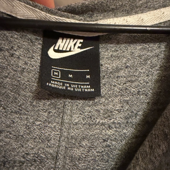 Nike Heather Gray Athletic Hoodie - Picture 2 of 2